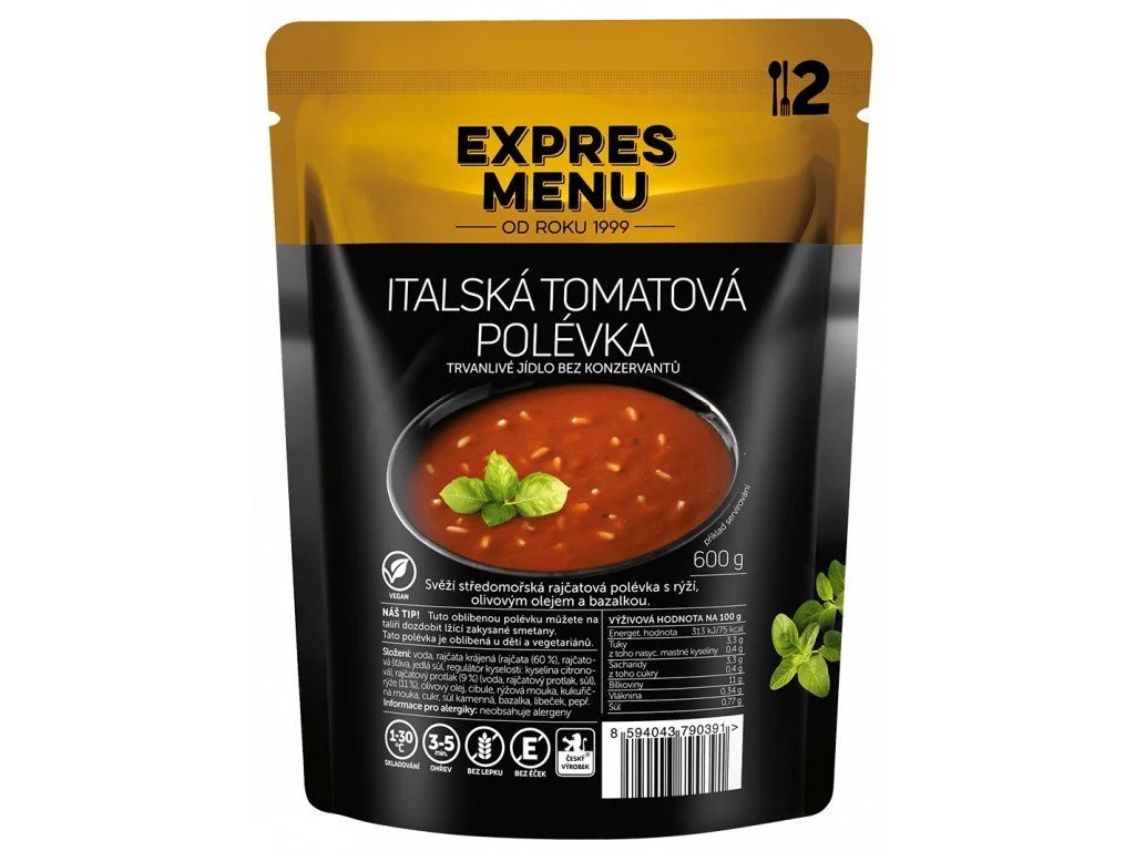 Italská tomatová polévka 2 PORCE