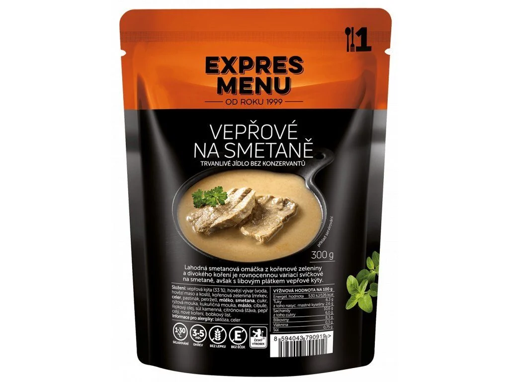 Vepřové na smetaně 1 PORCE