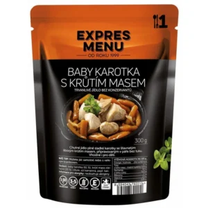 Baby karotka s krůtím masem 1 PORCE