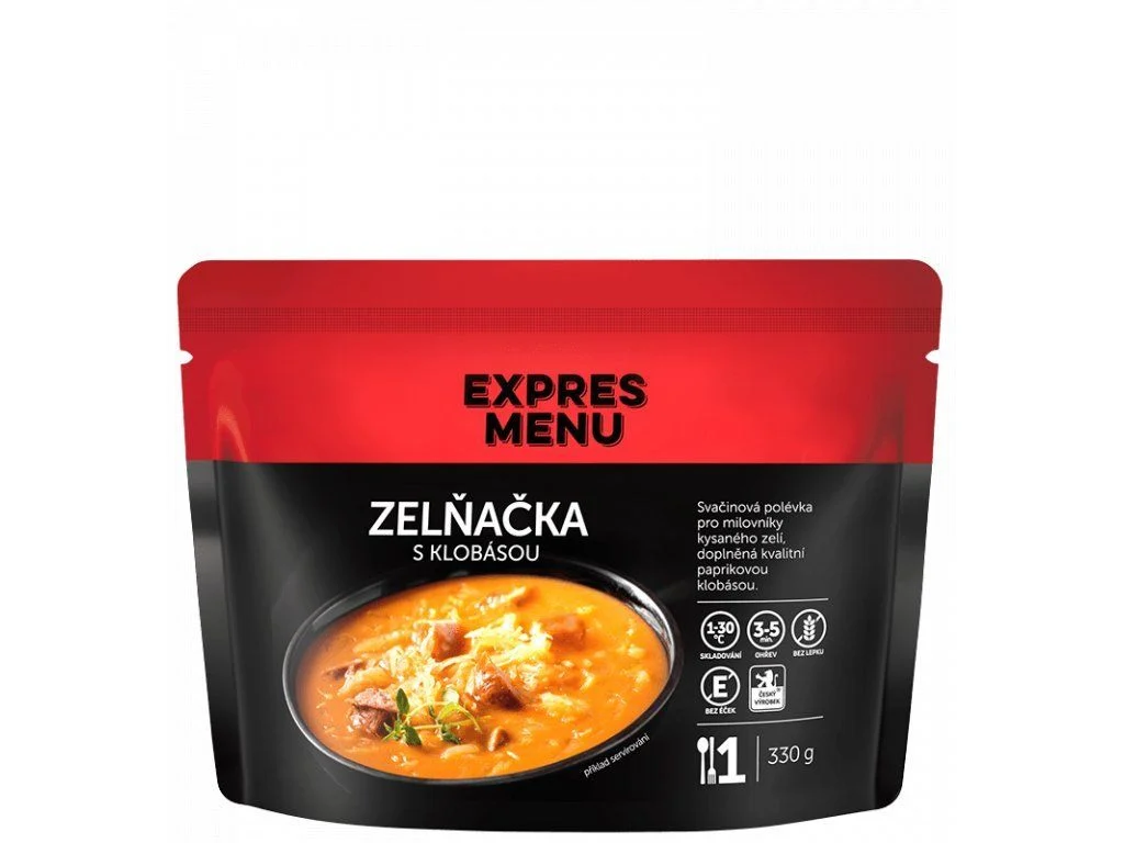 Zelňačka s klobásou 1 PORCE
