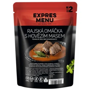 Rajská omáčka s hovězím masem 2 PORCE