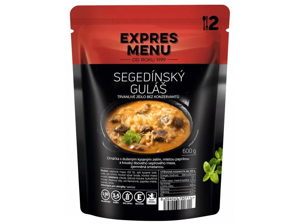 Segedínský guláš 2 PORCE